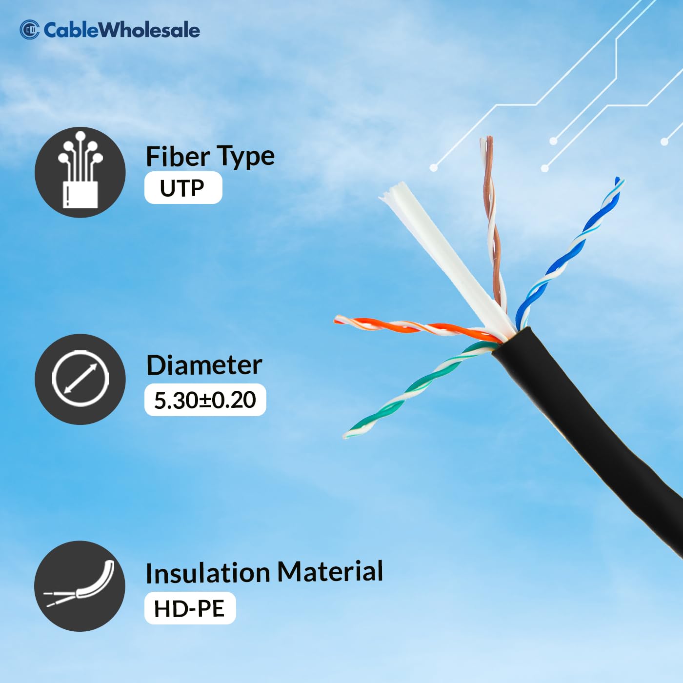 NETSTAR-C6/8 24AWG×4P CP 300m UltraNet Max Portable Net System - Gopher Sport